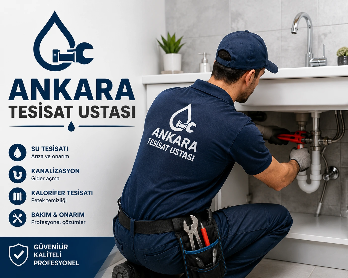 Ankara Tesisat Ustası Mobil Karşılama Resmi